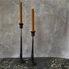 Delilah Distressed Metal Candlestick - Two Sizes