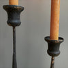 Delilah Distressed Metal Candlestick - Two Sizes