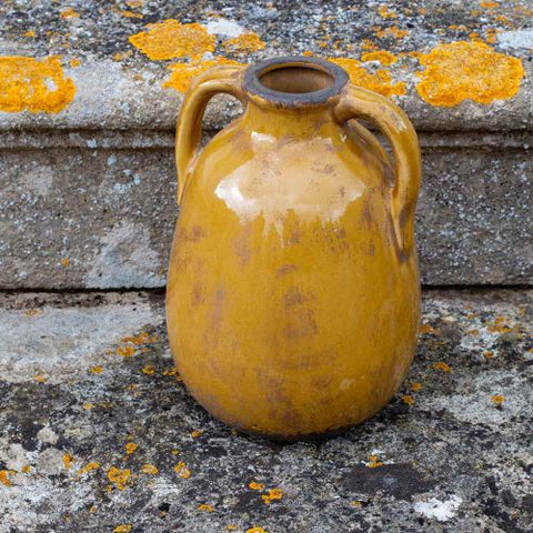 Dijon Ceramic Jar Vase with Handles - Two Sizes