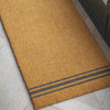 Double Coir Doormat - Triple Stripe