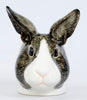 Dutch Rabbit (Grey) Face Egg Cup by Quail Ceramics
