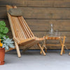 Brown eco chair by ecofurn