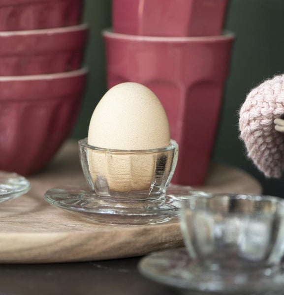 pressed glass egg cup