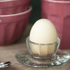 vintage style pressed glass egg cup