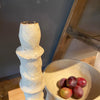 Rustic Papier Mache Candlestick - Eve