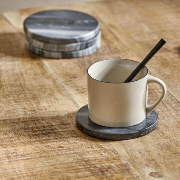 Grey Marble Coasters Set of Four