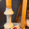 Rustic Papier Mache Candlestick - Esme