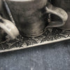 Wonki Ware Espresso Cup - Set of Four on Tray - Charcoal - Greige - Home & Garden - Chiswick, London W4 