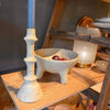 Rustic Papier Mache Candlestick - Ellen