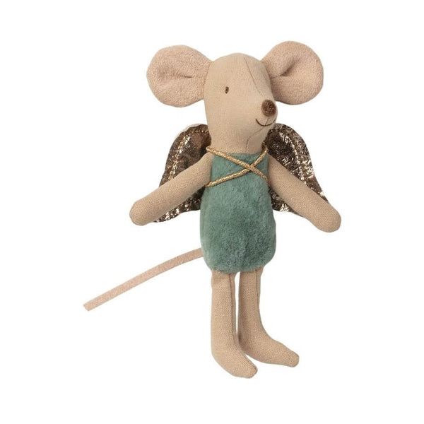 Maileg Fairy Mouse - Little Sister - Teal