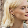 Feather Stud Earrings - Gold - Alex Monroe