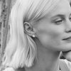 Feather Stud Earrings - Silver - Alex Monroe