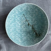 Wonki Ware Pasta Bowl Turquoise Lace Pattern