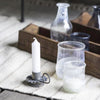 Zinc Flower Chamberstick