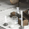 Zinc Flower Chamberstick