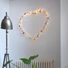Light Up Heart LED Mains or Battery - Greige - Home & Garden - Chiswick, London W4 