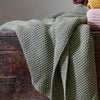 Moss Stitch Cotton Throw - Greige - Home & Garden - Chiswick, London W4 