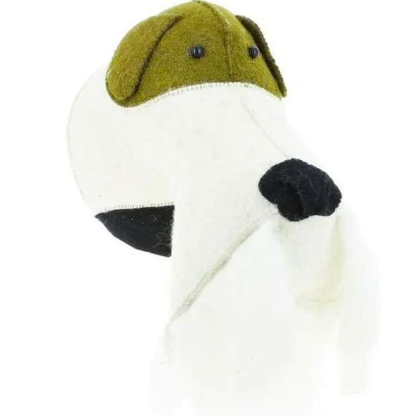 Mini Felt Fox Terrier Head for Wall Fiona Walker