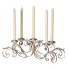 Elaborate French Style Metal Candle-Holder (for 5 Candles) - Greige - Home & Garden - Chiswick, London W4 