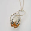 Fritillary Flower Necklace - Silver