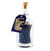 Matches in Bottle Gold Elephant on Navy Blue