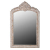 Large Antiqued Mirror with Arch Top