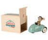 Maileg Mouse Car with Garage Blue Car