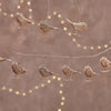 Wire Bird Hanging Decoration - Brass - Set of Three