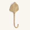 Recycled Brass Ginkgo Hook