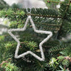 Silver Beaded Star