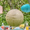 Solar Lantern - Globe - Gold