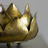 Gold Metal Artichoke Candleholder