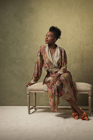 Autumn Chintz Gown - One Hundred Stars