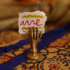 Brass Hand Card Holder or Place Name Holder