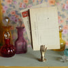 Brass Hand Card Holder or Place Name Holder
