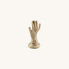 Brass Hand Card Holder or Place Name Holder