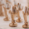 Brass Hand Card Holder or Place Name Holder - Greige - Home & Garden - Chiswick, London W4 