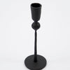 Handmade Black Iron Candlestick - Four Sizes
