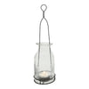Hanging Recycled Glass Bottle Tealight Lantern - Greige - Home & Garden - Chiswick, London W4 