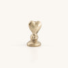 Brass Heart Card Holder or Place Name Holder