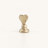 Brass Heart Card Holder or Place Name Holder