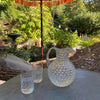 Hobnail Jug - 2L- Round - Clear