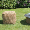 Hogla Cube Seat or Pouffe or Footstool - Greige - Home & Garden - Chiswick, London W4 