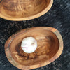 Olive Wood Nibble Bowl - Greige - Home & Garden - Chiswick, London W4 