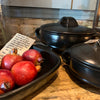 Black Terracotta Cookware - Small Casserole - Greige - Home & Garden - Chiswick, London W4 