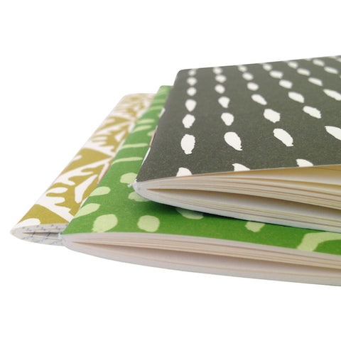 Three Assorted Memo Books - Green - Cambridge Imprint