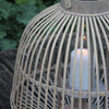 Toulouse Wooden Lantern - Two Sizes - Greige - Home & Garden - Chiswick, London W4 