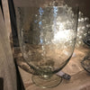 Hammered Glass Hurricane or Vase - Two Sizes - Greige - Home & Garden - Chiswick, London W4 