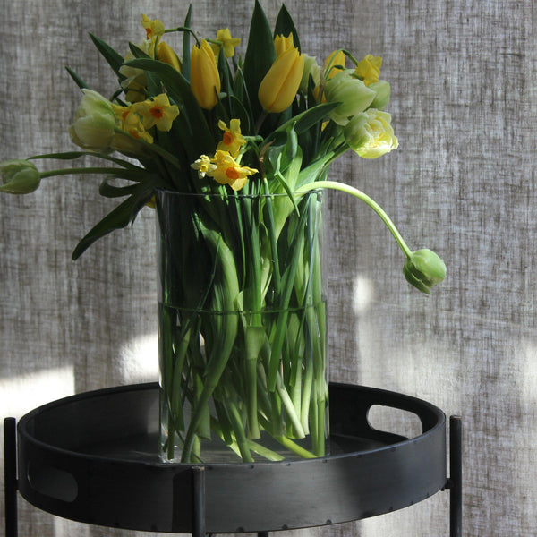Folding Round Iron Tray Table - Three Sizes