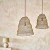 Dome Shape Wire Lamp Shade - Antique Brass - Two Sizes - Greige - Home & Garden - Chiswick, London W4 